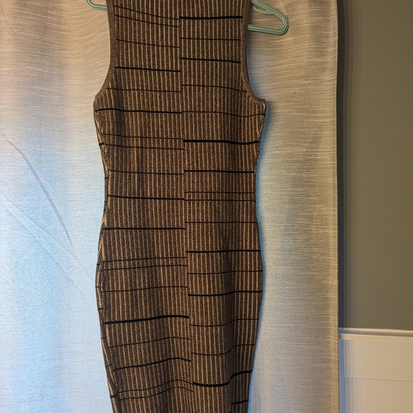 BNWT Army Green striped dress - Picture 4 of 4